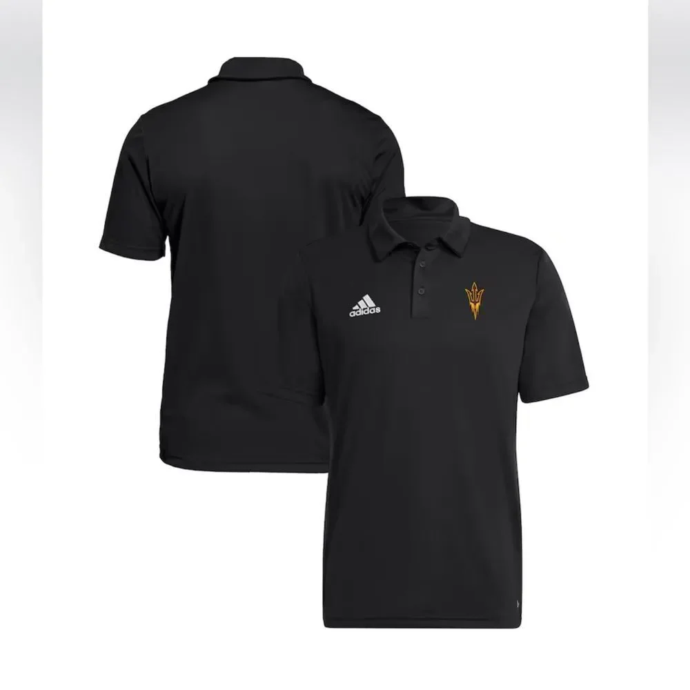 Arizona State Sun Devils Men’s adidas Entrada 22 Polo Black Football size xxl